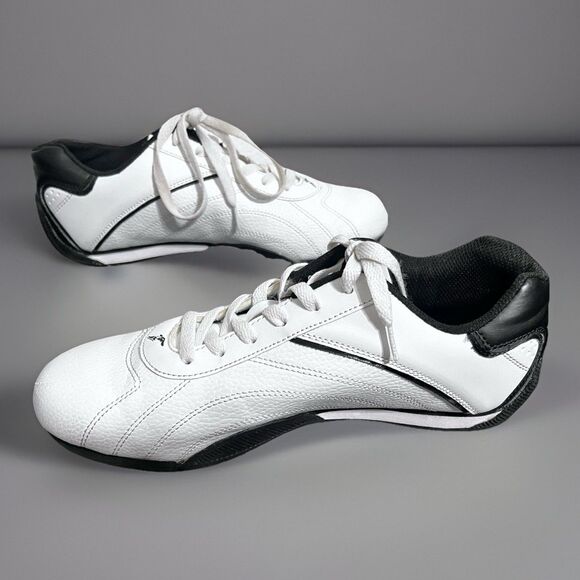 Goodyear ORI Men’s Racing Shoes White Black Driving Sneaker Motorsport Size 10 - Picture 4 of 12